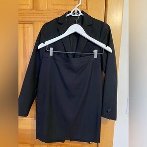 COPY - COPY - I crew size 0P navy skirt suit